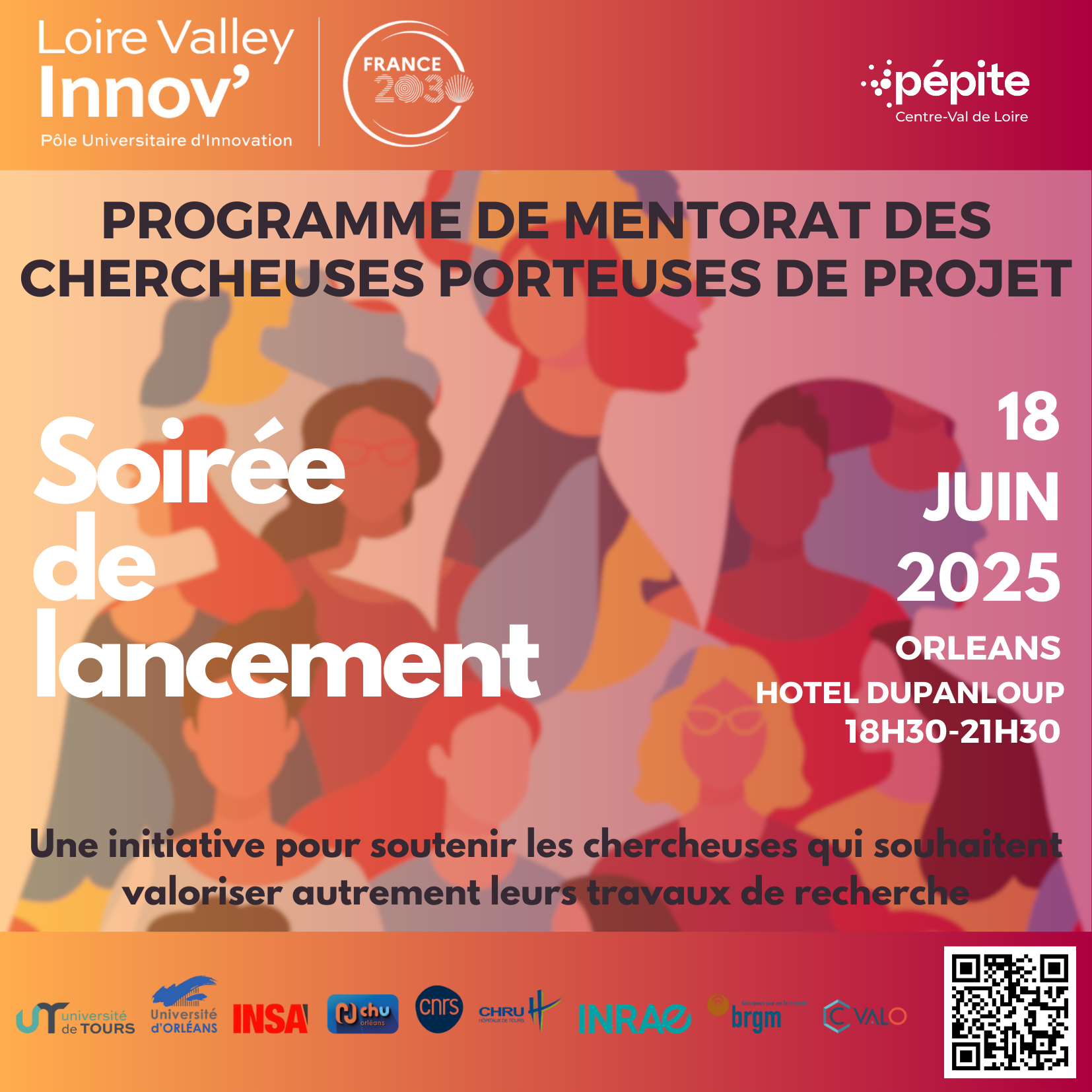 Invitation soirée de lancement programme de mentorat des femmes